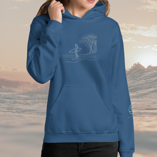 Women's "Wave And Timber" Ultra Soft Hoodie