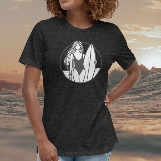 Women's Sun Surf Girl Relaxed T-Shirt