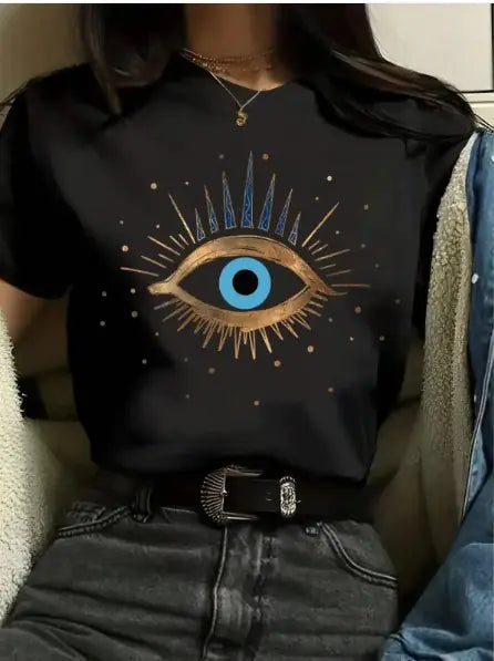 Cute/Evil Eye Casual Shirt My Store