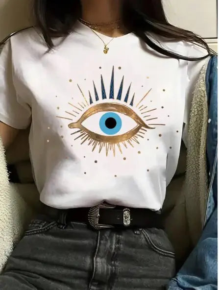 Cute/Evil Eye Casual Shirt My Store